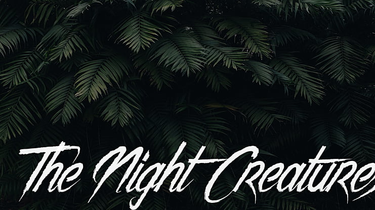 The Night Creatures Font Family