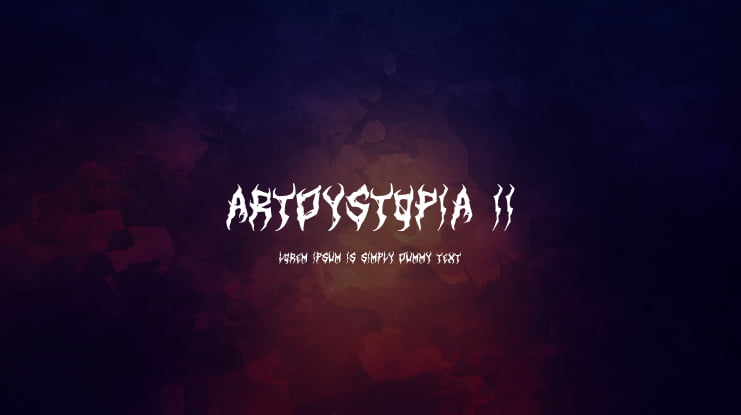 ArtDystopia II Font