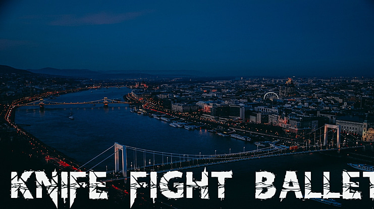 Knife Fight Ballet Font Family