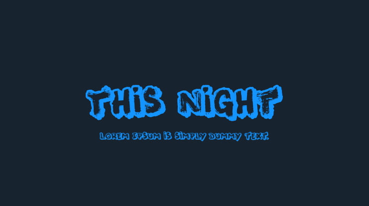 This Night Font