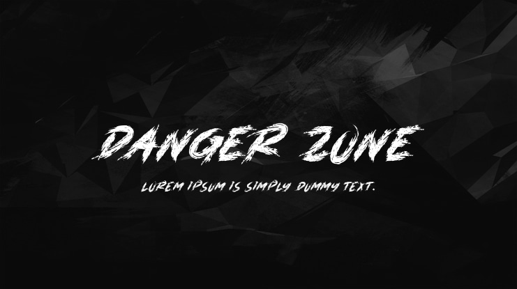 DANGER ZONE Font