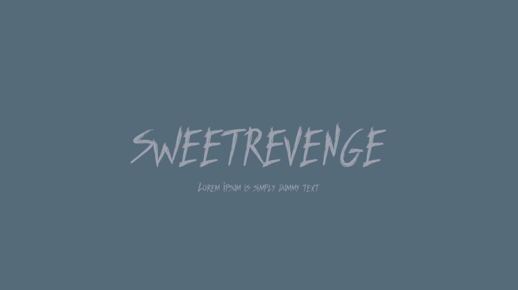 SWEETREVENGE Font
