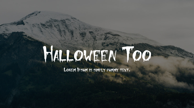 Halloween Too Font