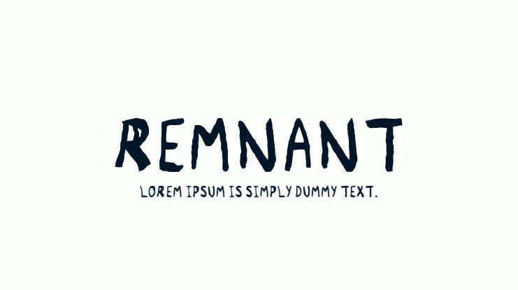 Remnant Font
