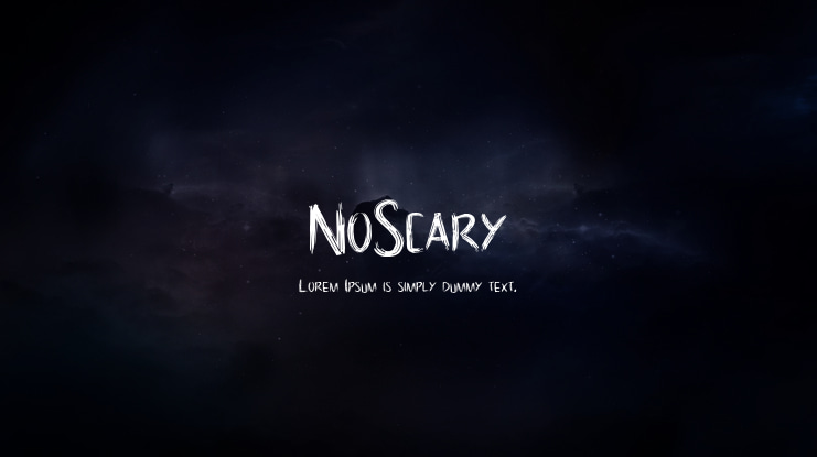 NoScary Font