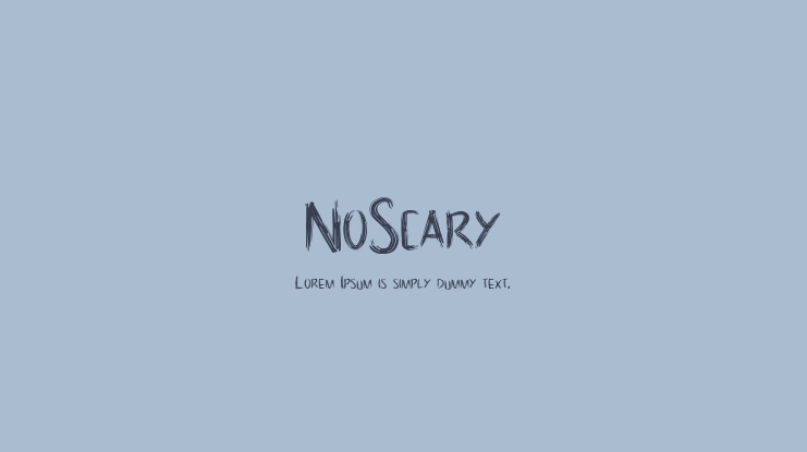 NoScary Font