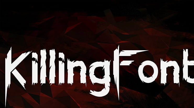 KillingFont Font