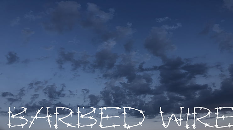 Barbed Wires Font