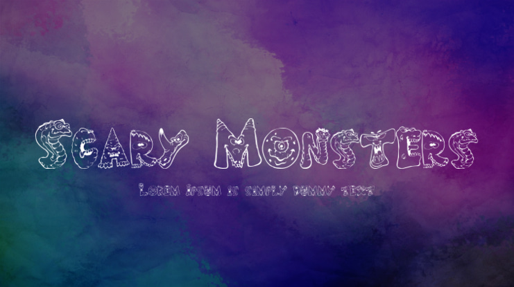 Scary Monsters Font