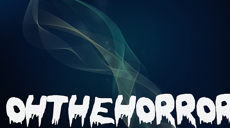 OhTheHorror Font