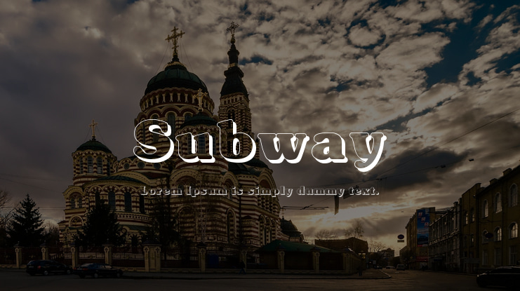 Subway Font Family