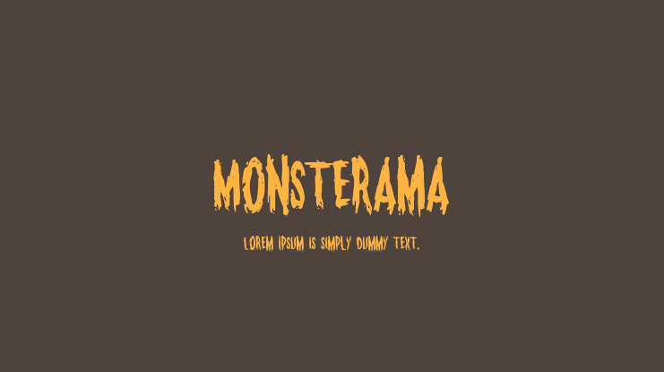 Monsterama Font Family
