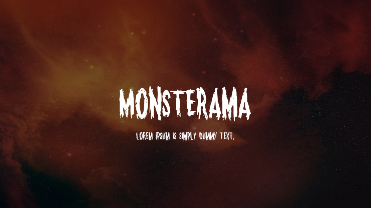Monsterama Font Family