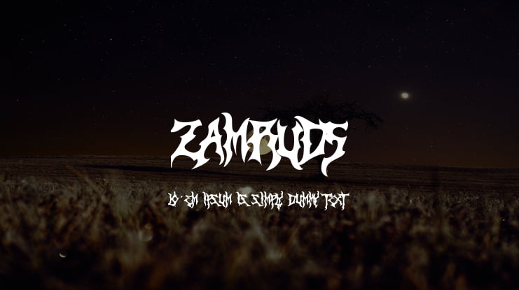 ZAMRUDS Font