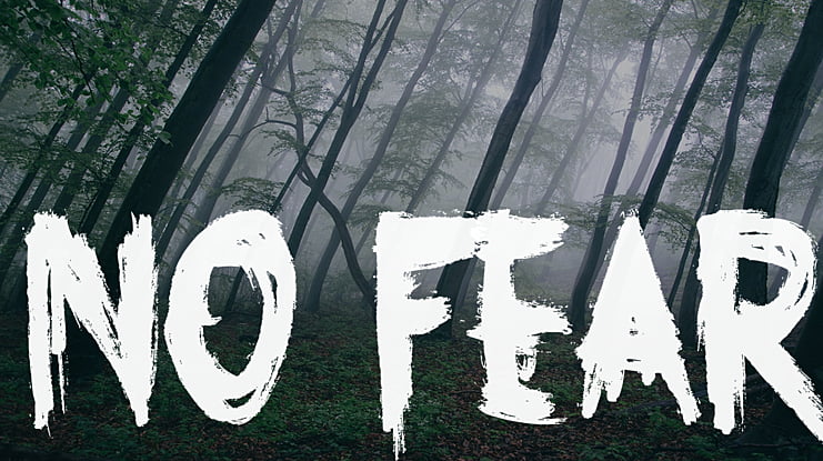 No Fear Font