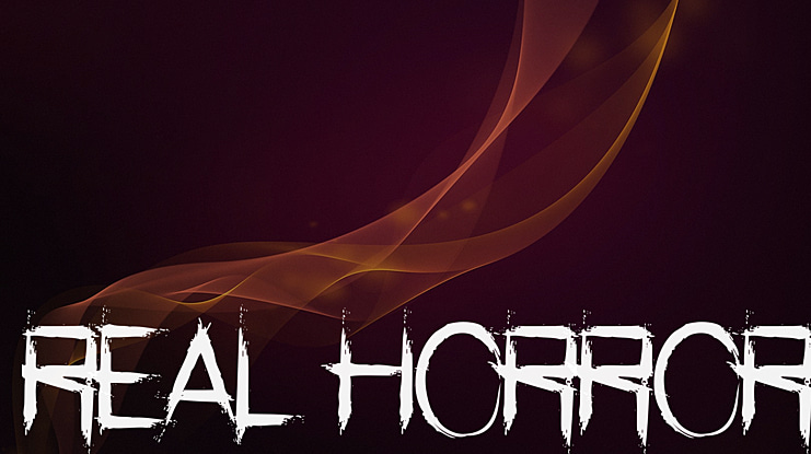 Real Horror Font