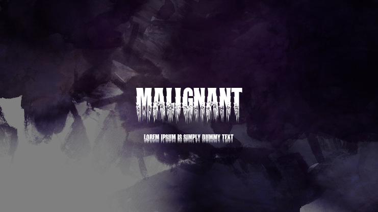 Malignant Font