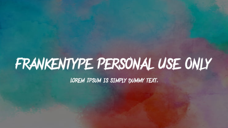 Frankentype Personal Use Only Font