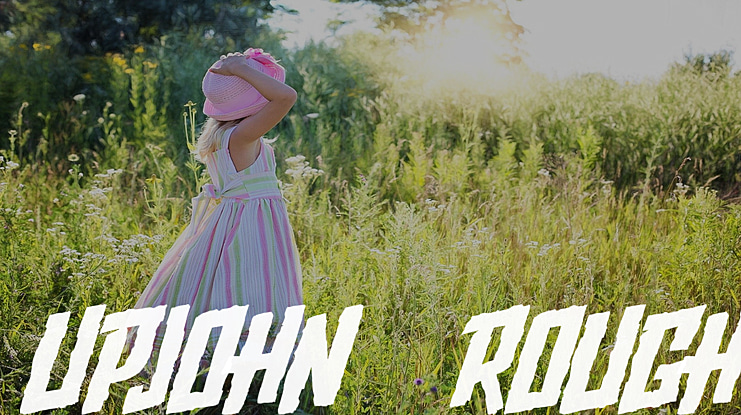 Upjohn  Rough Font