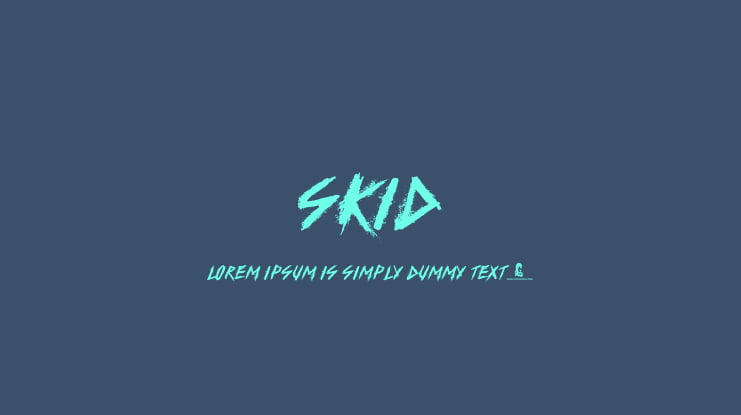 SKID Font