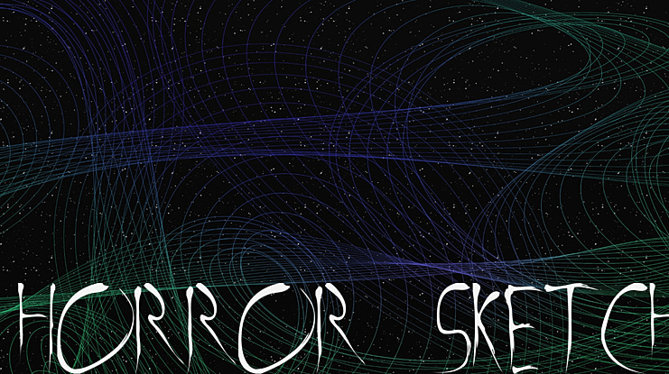 Horror Sketch Font