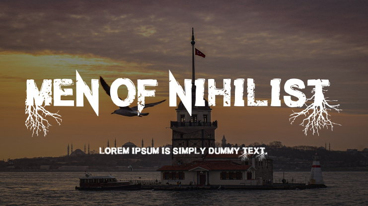 Men of Nihilist Font