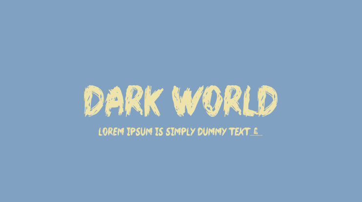 Dark World Font