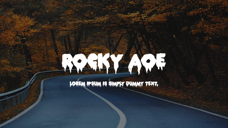 ROCKY AOE Font