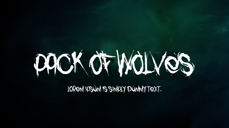 Pack of Wolves Font