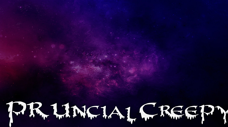 PR-Uncial Creepy Font Family