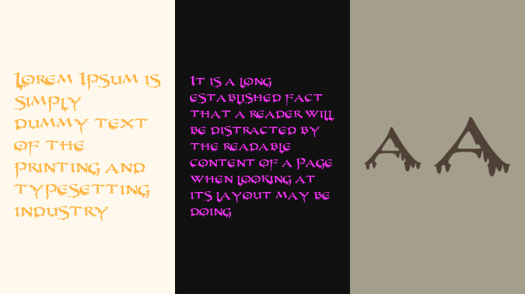 PR-Uncial Creepy Font Family