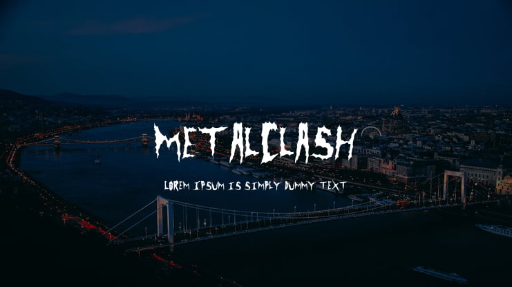 MetalClash Font