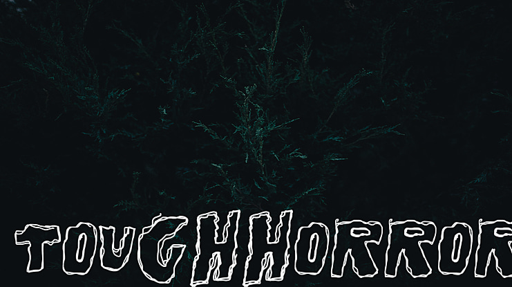 ToughHorror Font
