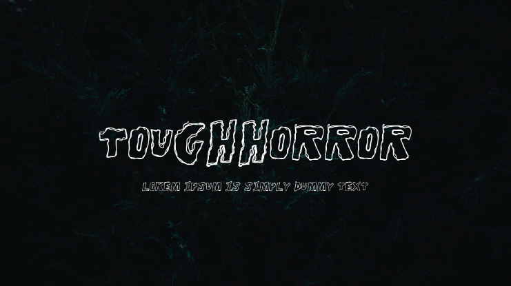 ToughHorror Font