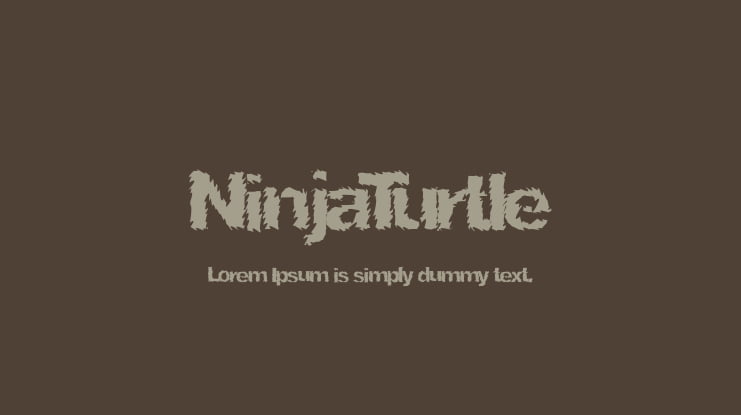 NinjaTurtle Font