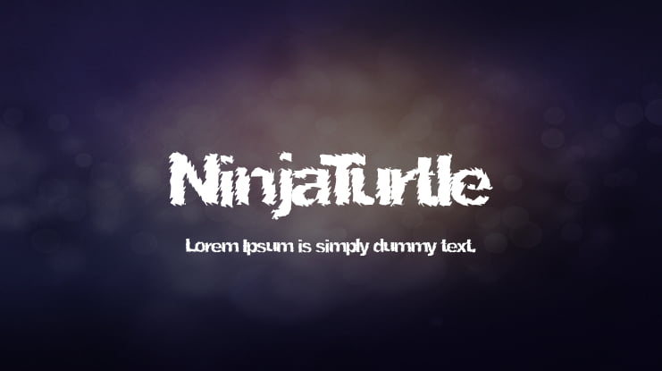 NinjaTurtle Font