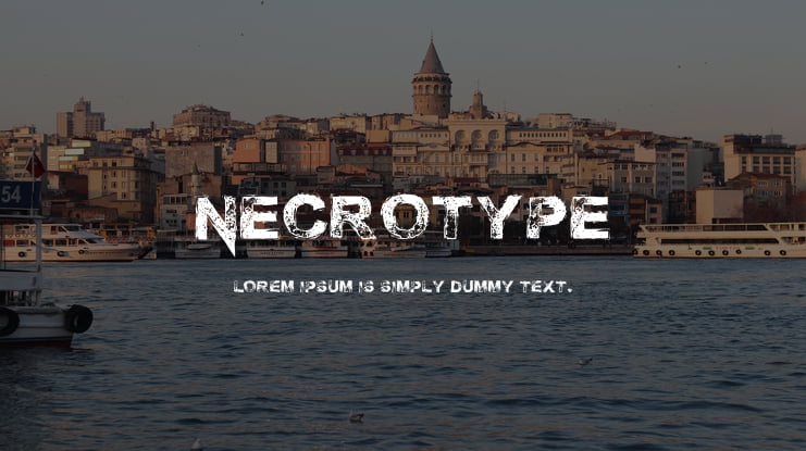 Necrotype Font