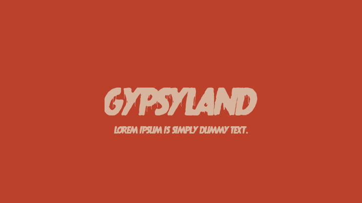 gypsyland Font