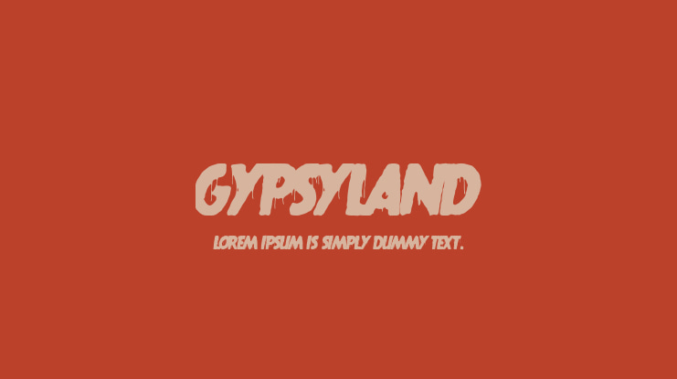 gypsyland Font