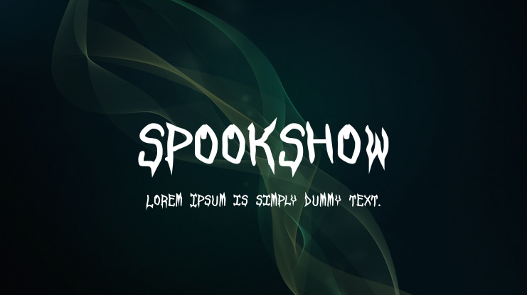 SpookShow Font