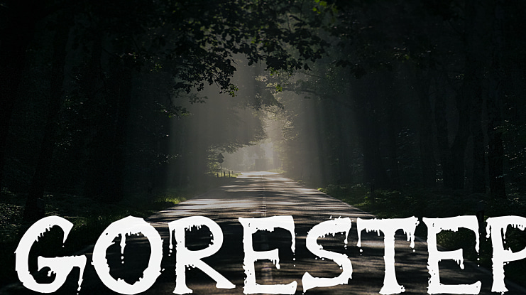 Gorestep Font