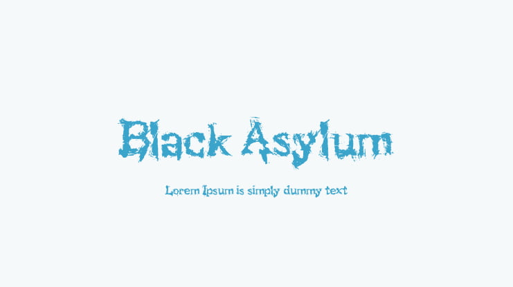 Black Asylum Font