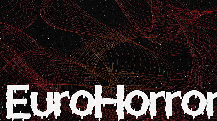 EuroHorror Font