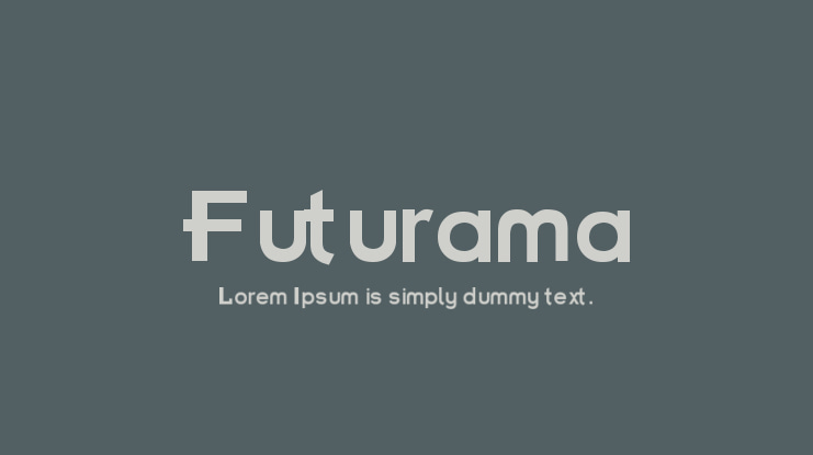 Futurama Font Family
