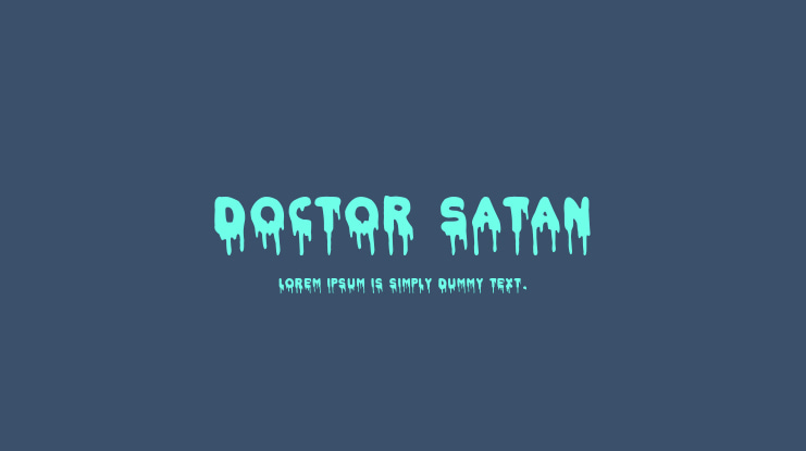 Doctor Satan Font