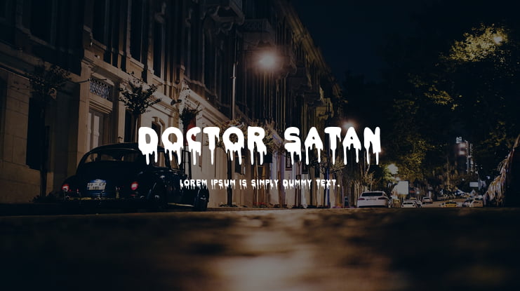Doctor Satan Font