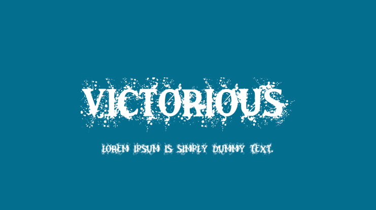 Victorious Font