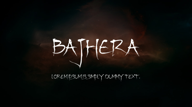 Bajhera Font