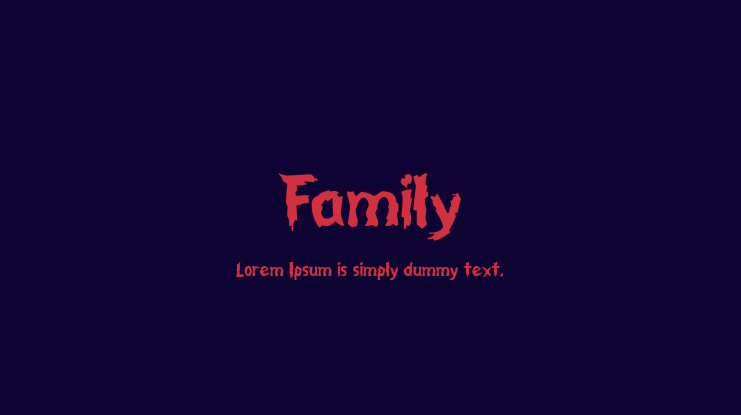Family Font