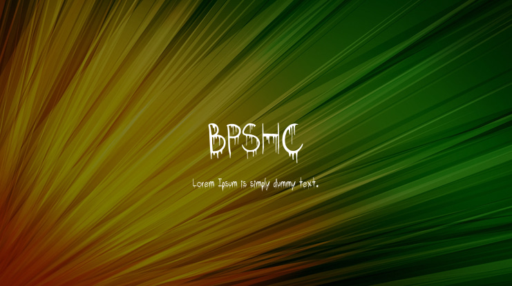 BPSHC Font